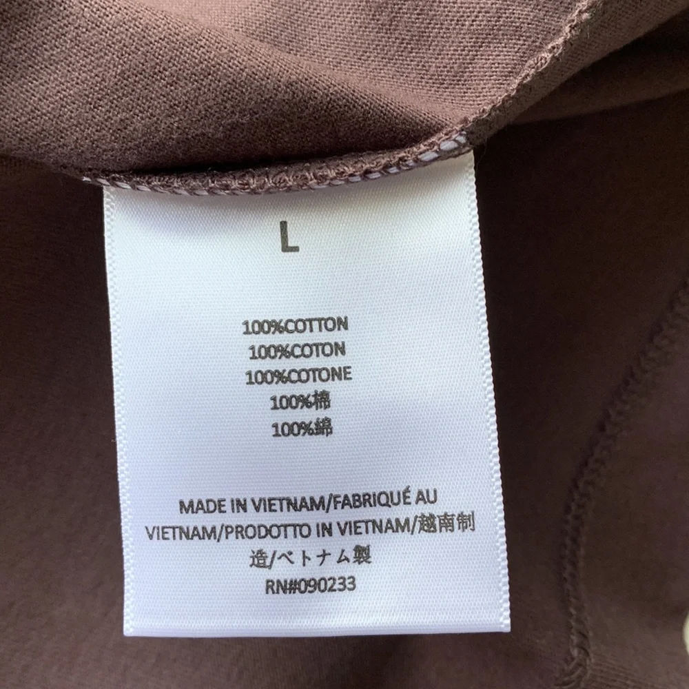 ESSENTIALS Plum Crewneck Long Sleeve Tee - Picture 5 of 12